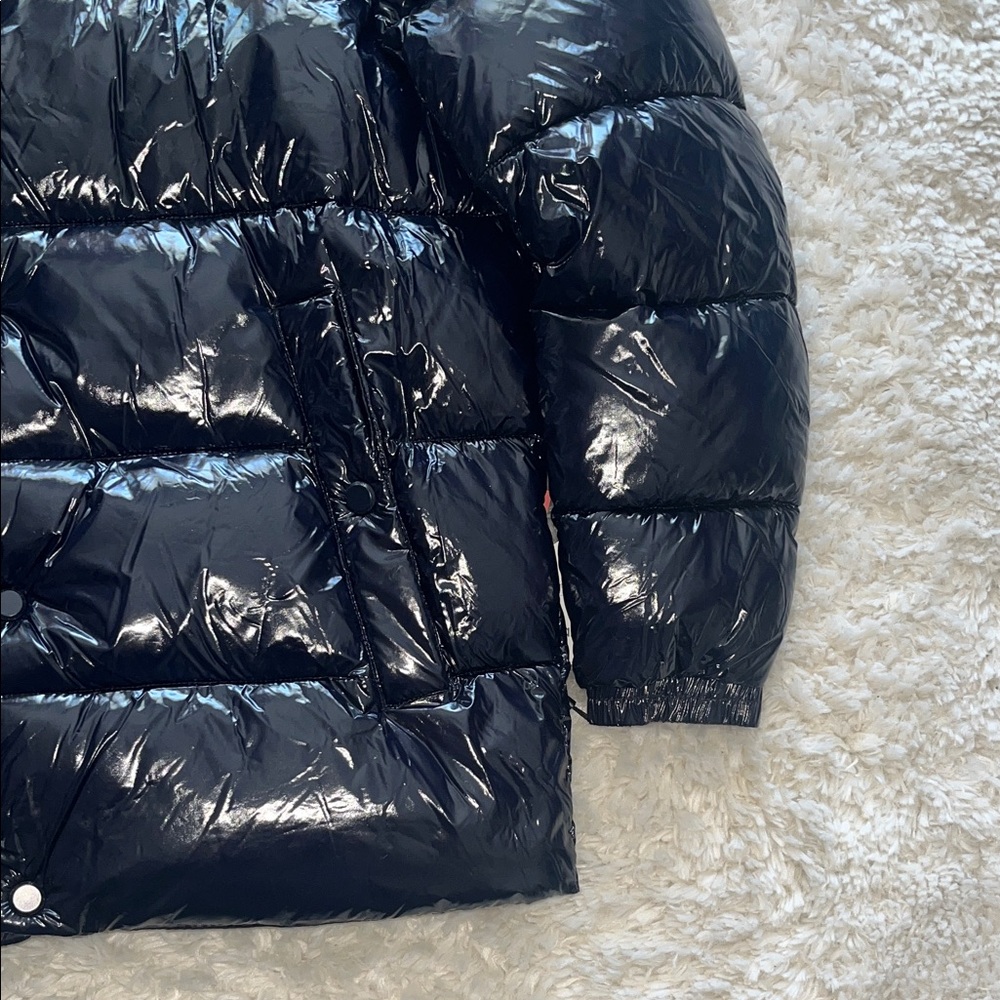 Calvin Klein Men’s Shiny Navy Blue Puffer Jacket - Picture 4 of 12